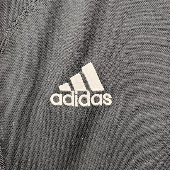 Adidas Juventus Track Jacket Full Zip Black White 3 Stripe ClimaCool Men's M - Picture 3 of 10